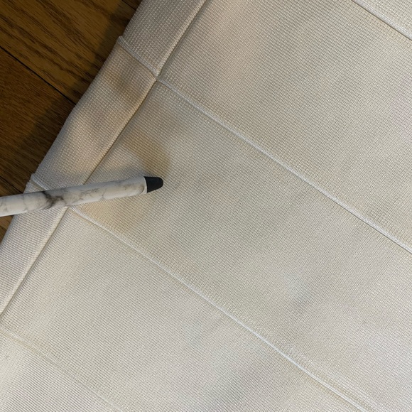 NWT- HERVE LEGER Black & White Strapless Bandage Knit Midi Cocktail Party Dress - Picture 13 of 13